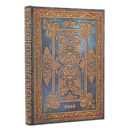 Paperblanks Agenda 2026 Midi Blue Luxe - Dag