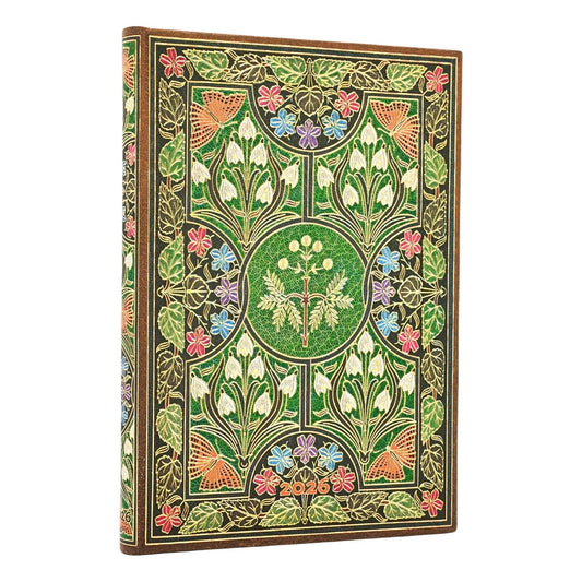 Paperblanks Agenda 2026 Midi Poetry in Bloom