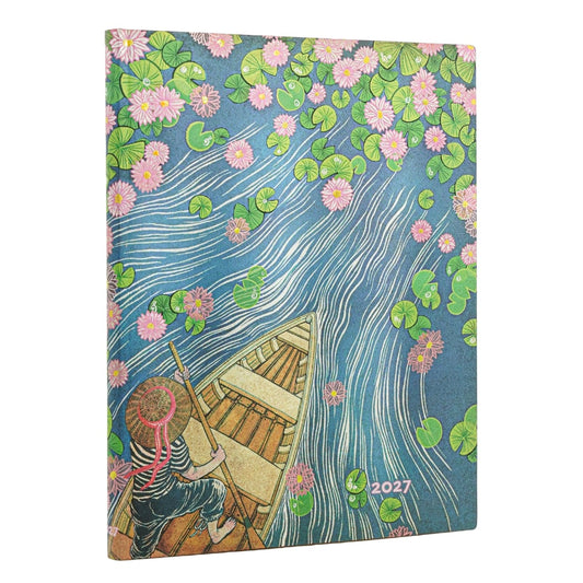Paperblanks Agenda 2027 Flexi Ultra - Lotus River - Voorkant van de agenda