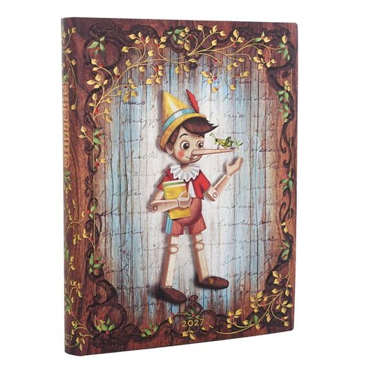 Paperblanks Agenda 2027 Flexi Ultra - Pinocchio - Voorkant van de agenda