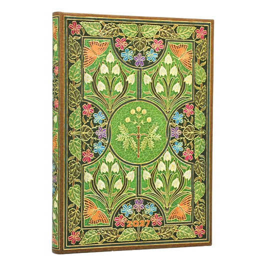 Paperblanks Agenda 2027 Midi - Poetry in Bloom - Voorkant van de agenda