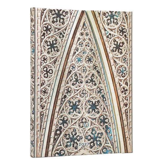 Paperblanks Agenda 2027 Midi - Vault of the Milan Cathedral - Voorkant van de agenda