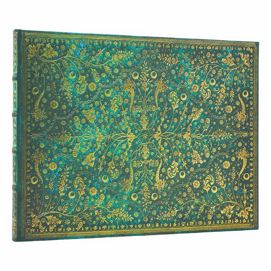 Paperblanks Emerald Flower Gastenboek - Voorkant