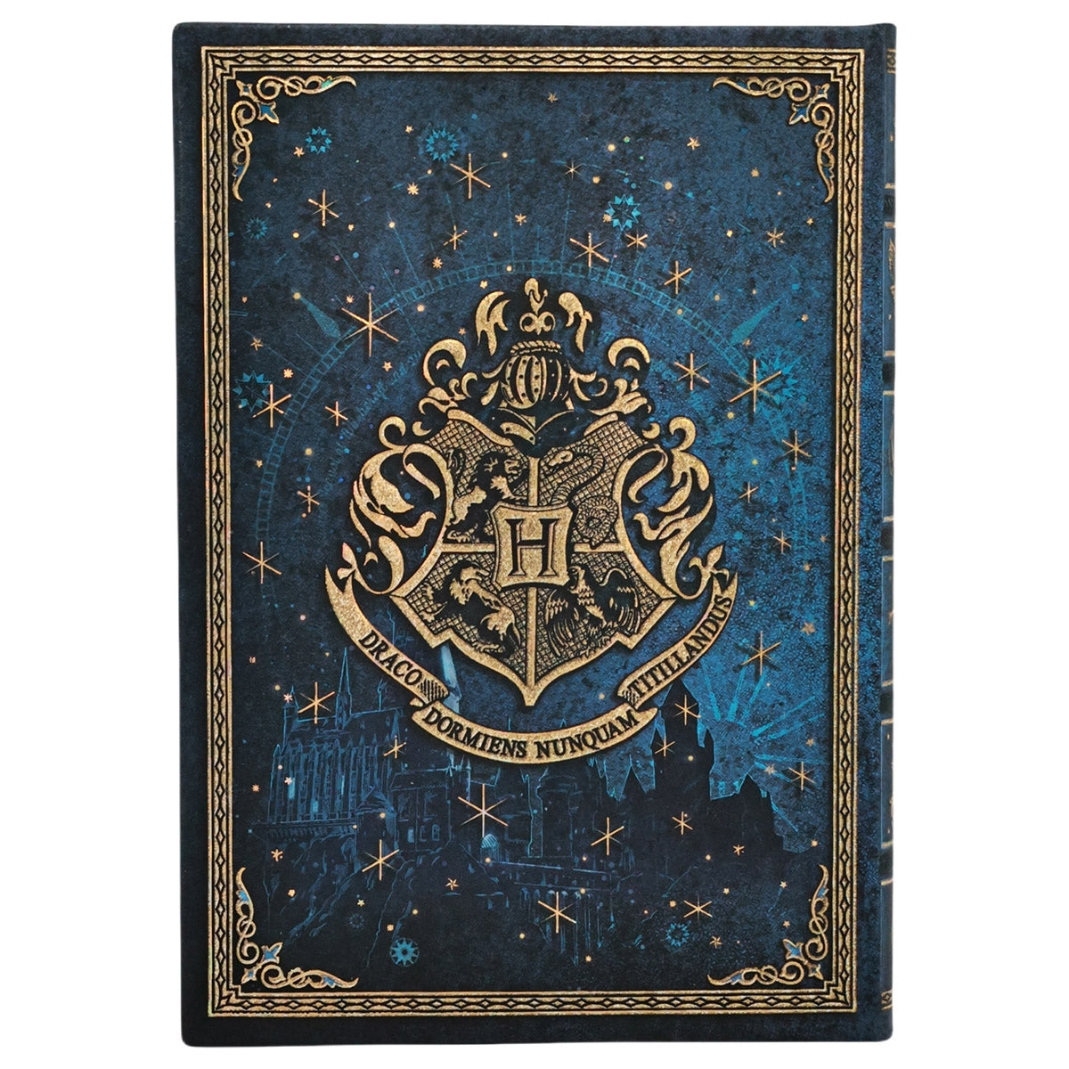 Paperblanks Legends of Hogwarts Midi - Achterkant van het notitieboek op een witte achtergrond