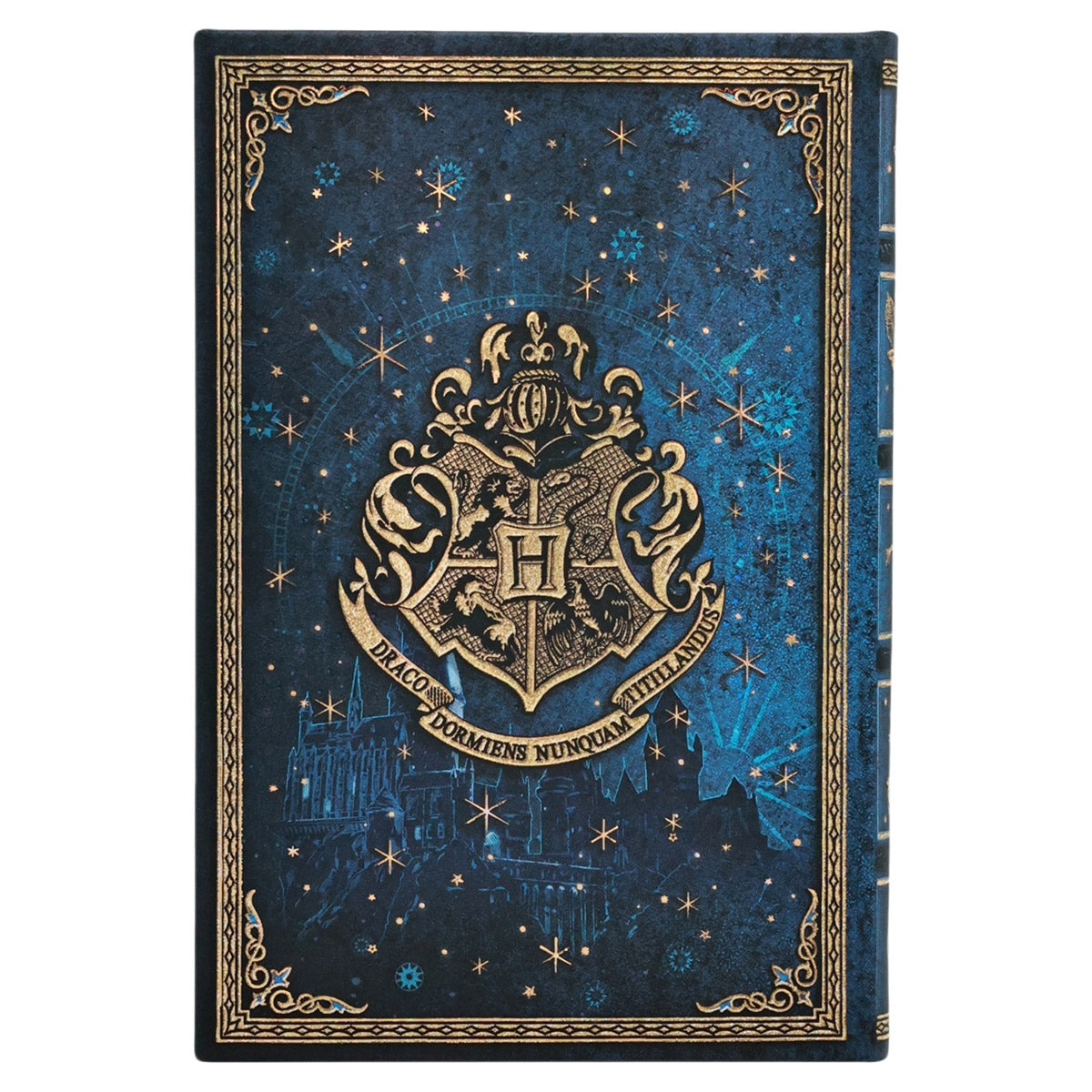Paperblanks Legends of Hogwarts Mini - Achterkant van het notitieboek op een witte achtergrond
