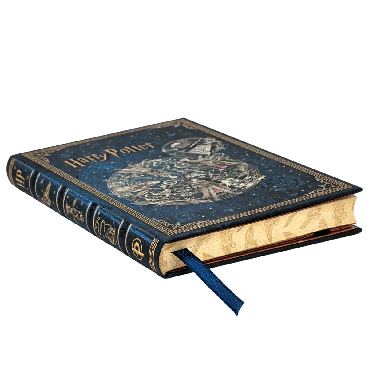 Paperblanks Legends of Hogwarts Mini - Zijkant van het notitieboek