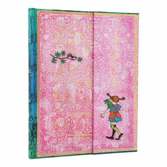 Paperblanks Pippi Longstocking - Voorkant op een witte achtergrond