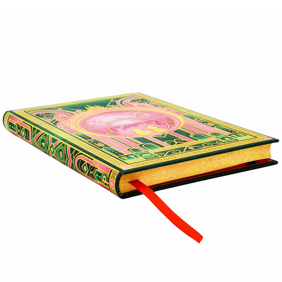 Paperblanks The Magic of Wicked Midi - zijkant op een witte achtergrond