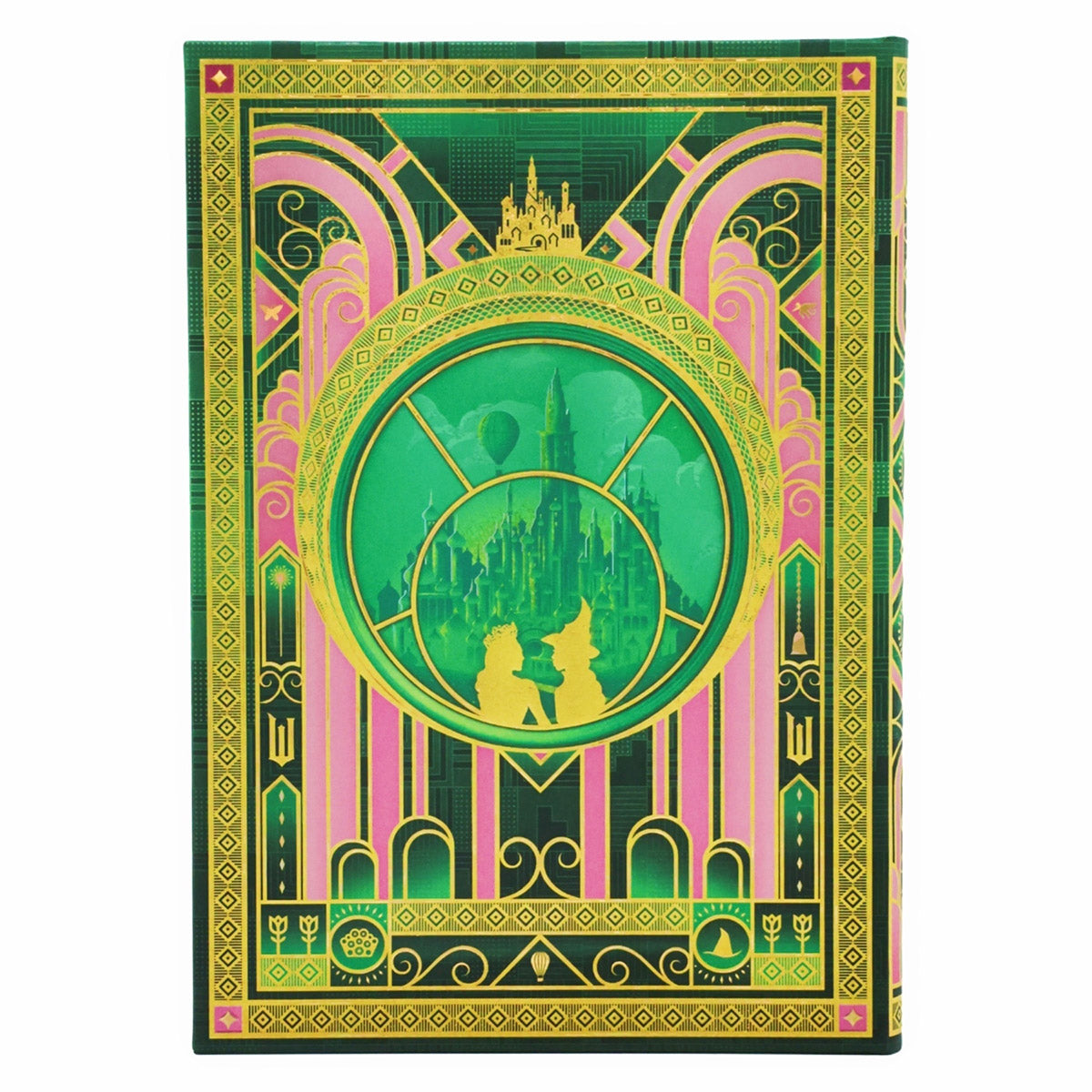 Paperblanks The Magic of Wicked Midi - Achterkant op een witte achterkant