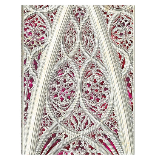 Paperblanks Flexi Vault of the Milan Cathedral (Burgundy) - Cover van de journal op een witte achtergrond