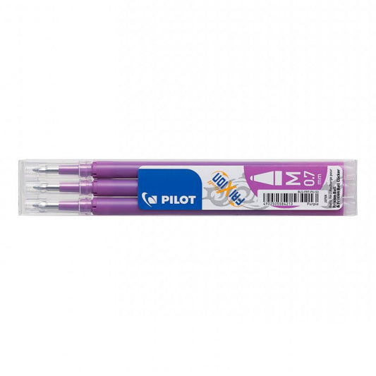 Pilot FriXion Ball Navulling Medium 0,7mm 3 Set - Purple