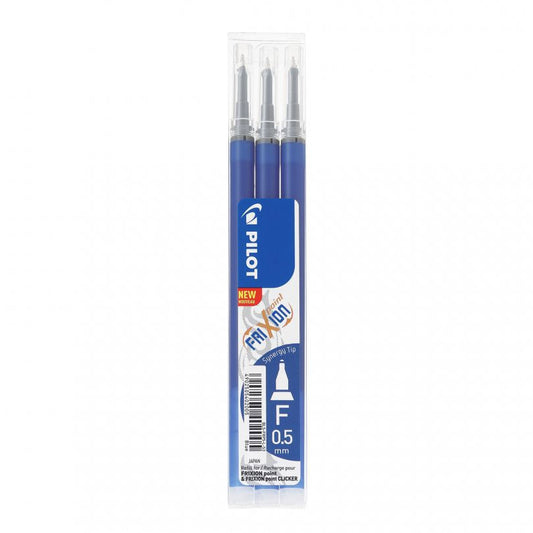 Pilot FriXion Ball Navulling Fine 0,5mm 3 Set - Blue