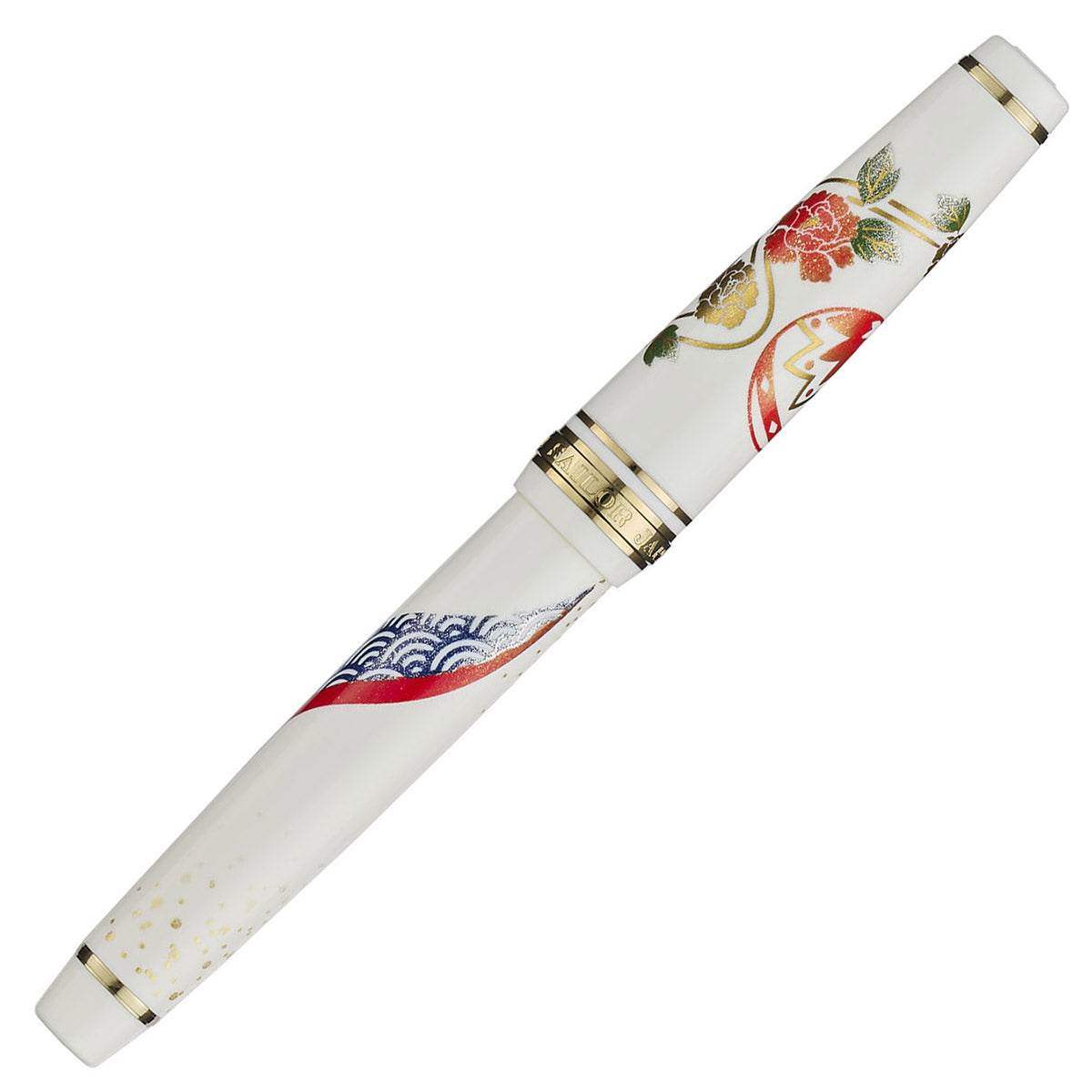 Sailor Fountain Pen Pro Gear Slim Kimono Happiness - Medium - 24Papershop