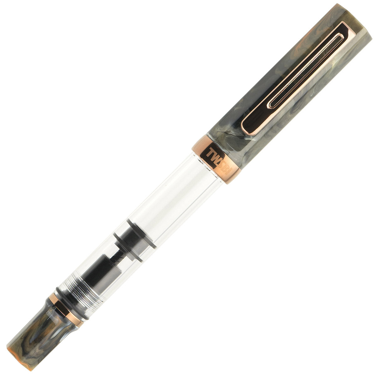 TWSBI Eco Fountain Pen Serpentine with Bronze met dop gesloten
