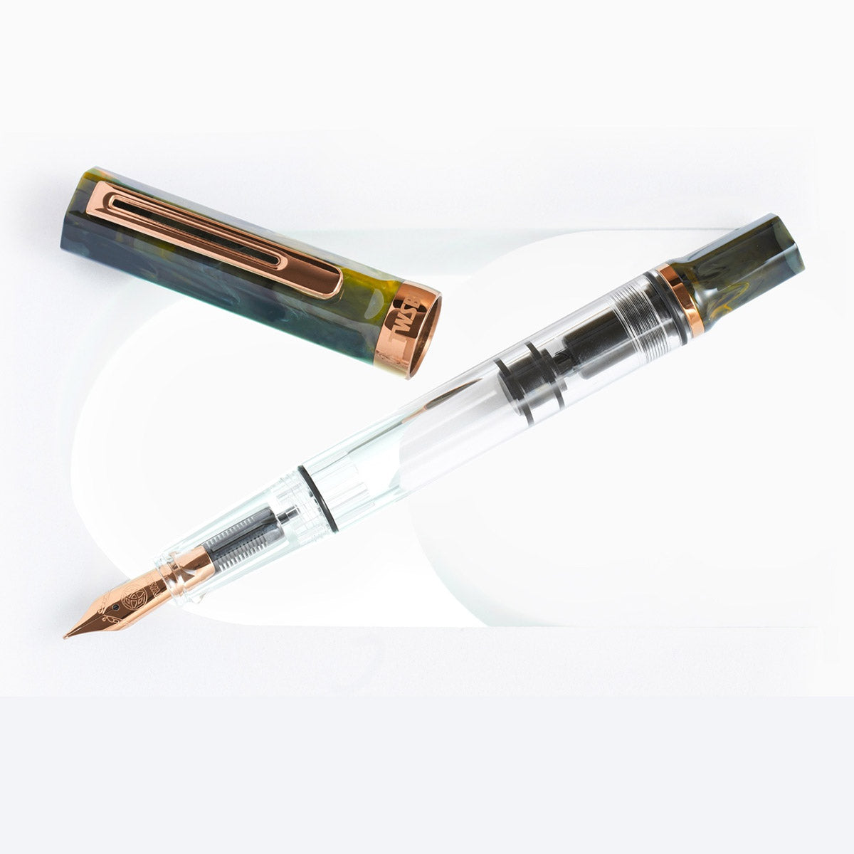 TWSBI Eco Fountain Pen Serpentine with Bronze