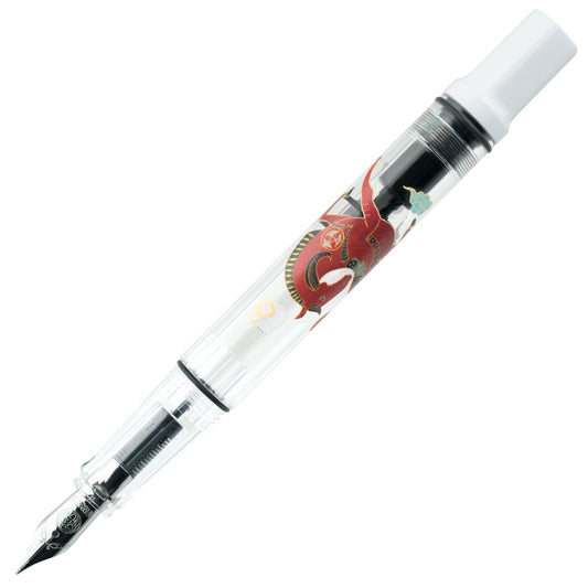 TWSBI Eco Fountain Pen White Horse - Zonder Dop op witte achtergrond