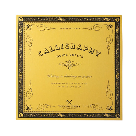 Tools to Liveby Calligraphy Practice Notebook / Kalligrafie