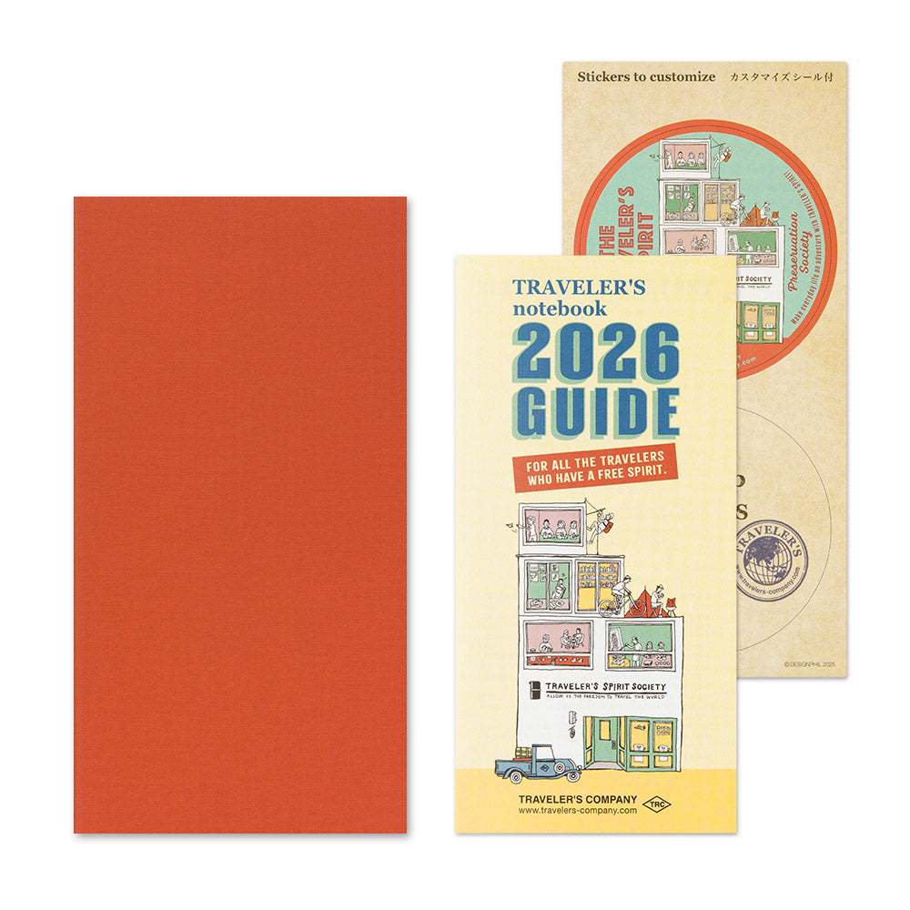 TRAVELER'S Refill Regular Diary 2026 - Monthly