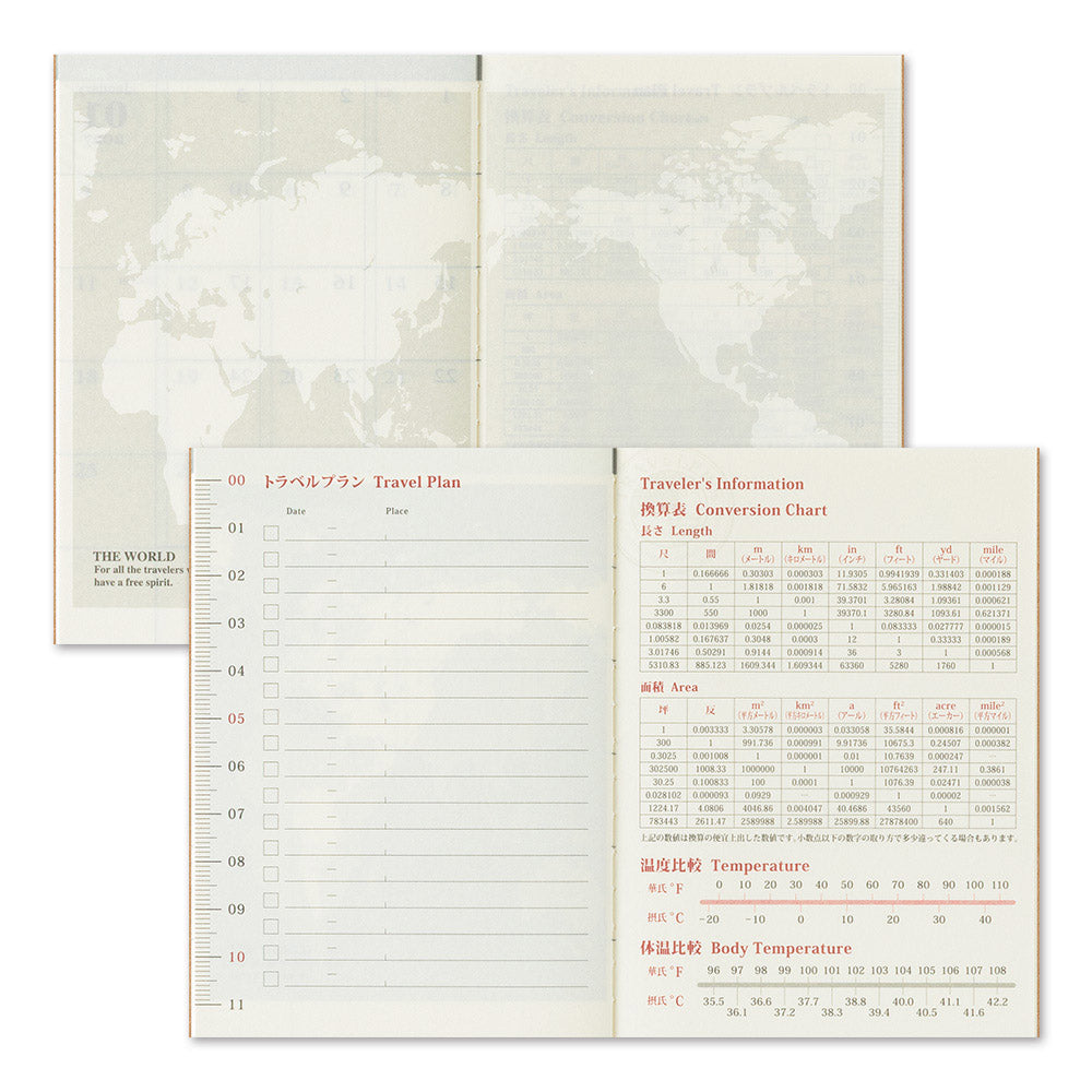 TRAVELER'S Refill Passport Diary 2026 - Detail informatie