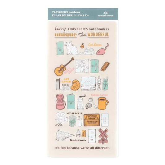 TRAVELER'S Refill Regular Clear Folder 2027