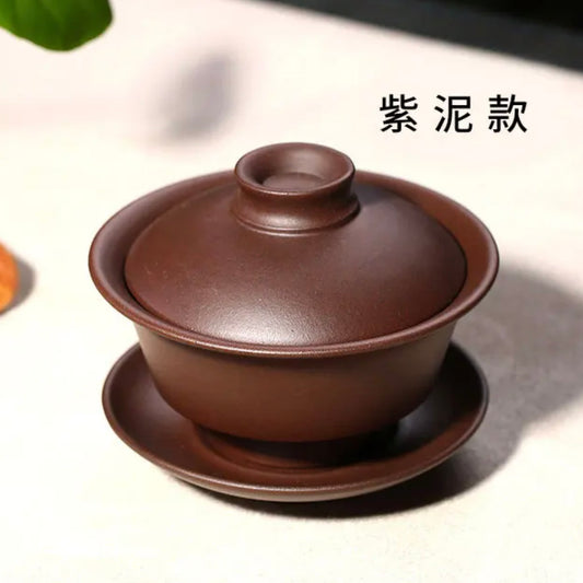 Yixing Purple Clay Gaiwan - Purple