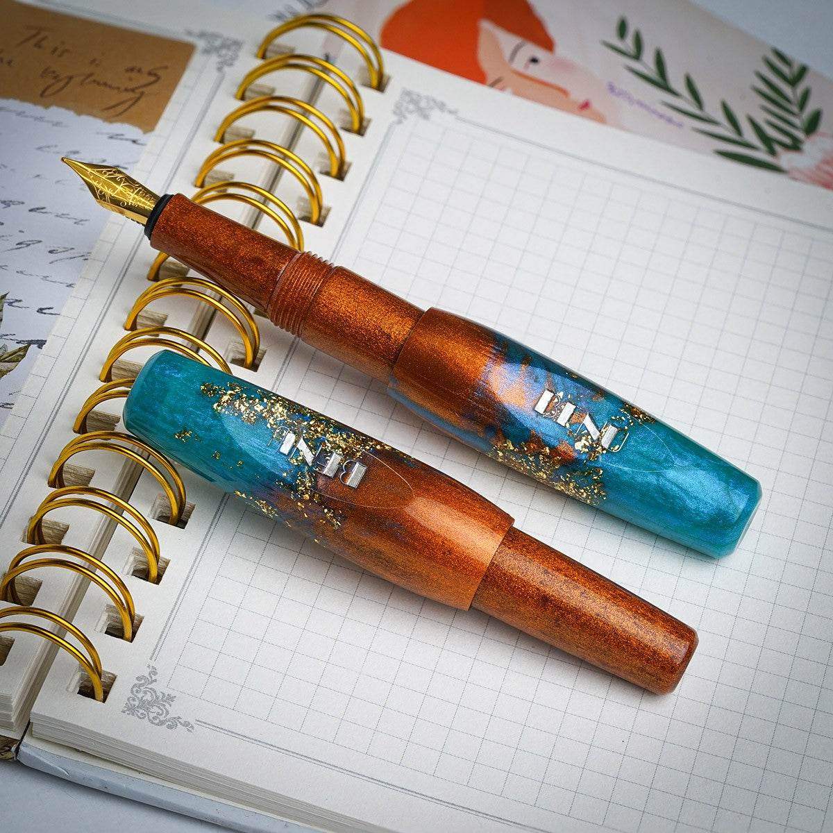 BENU Fountain Pen Pixie - Aurora Gold - 24Papershop