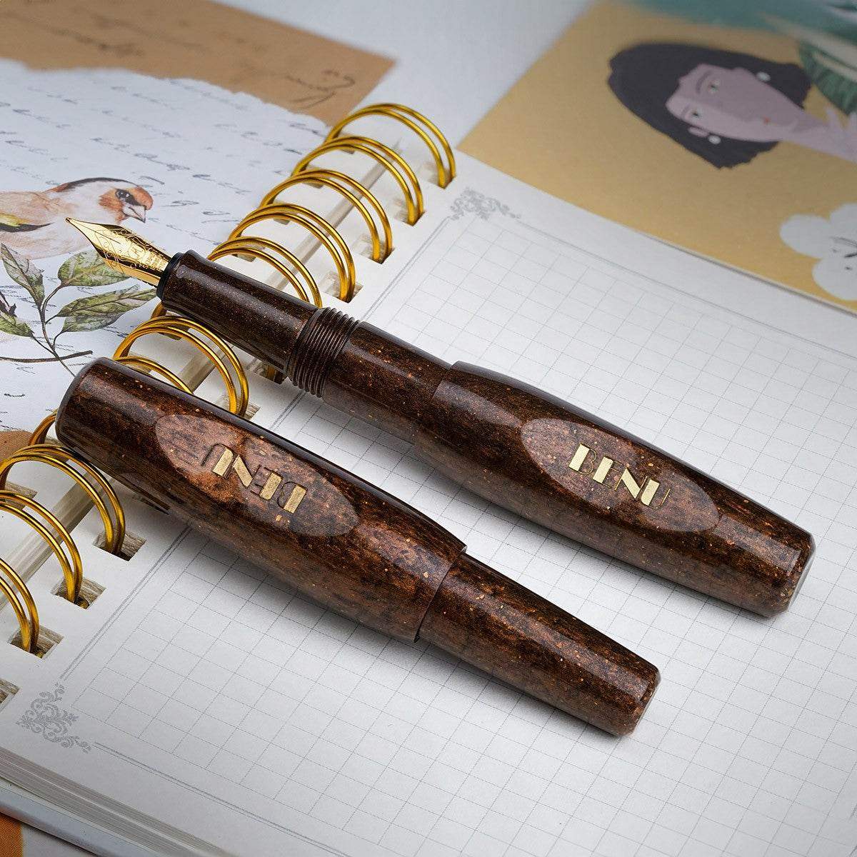 BENU Fountain Pen Pixie - Coffee Brown - 24Papershop