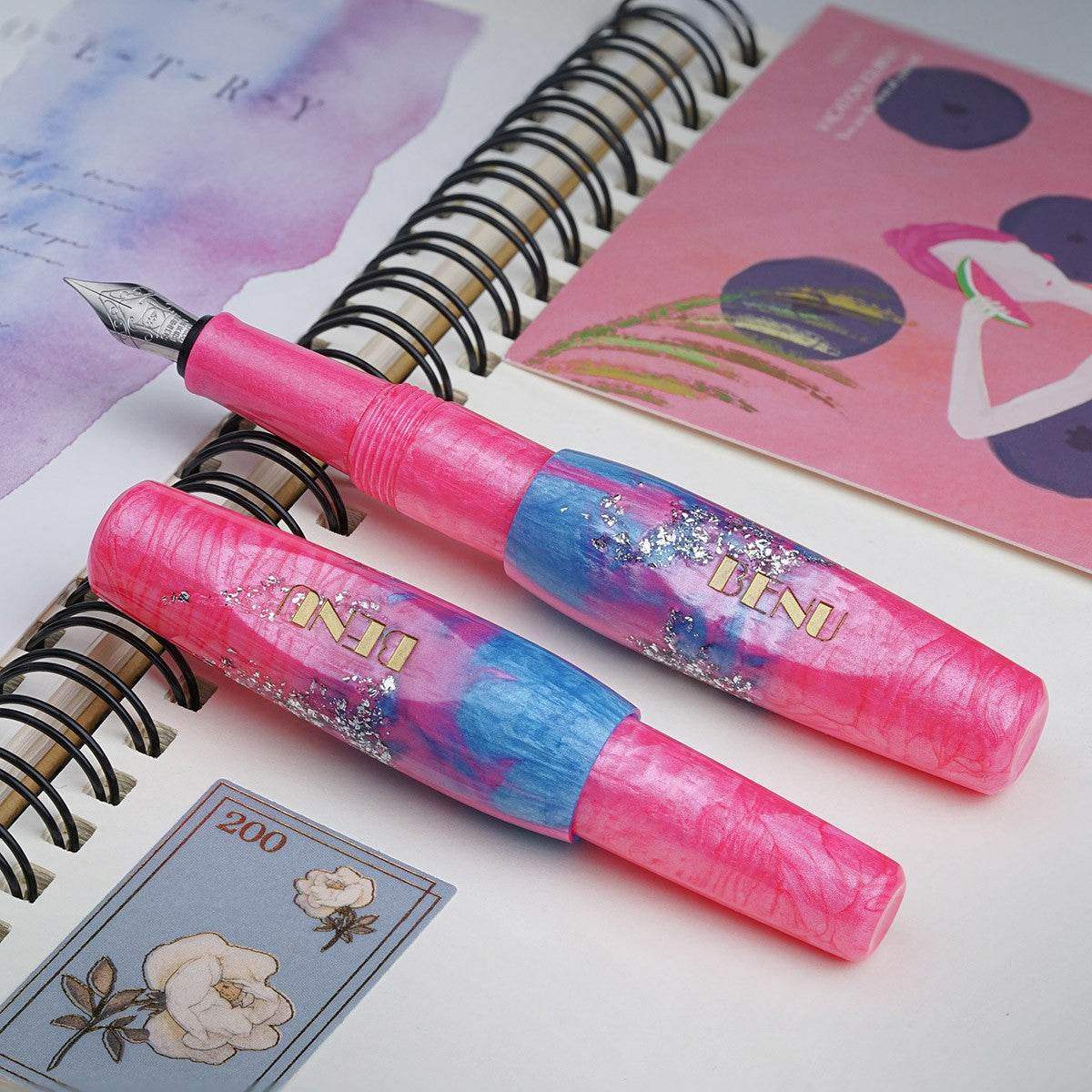 BENU Fountain Pen Pixie - Stardust Pink - 24Papershop
