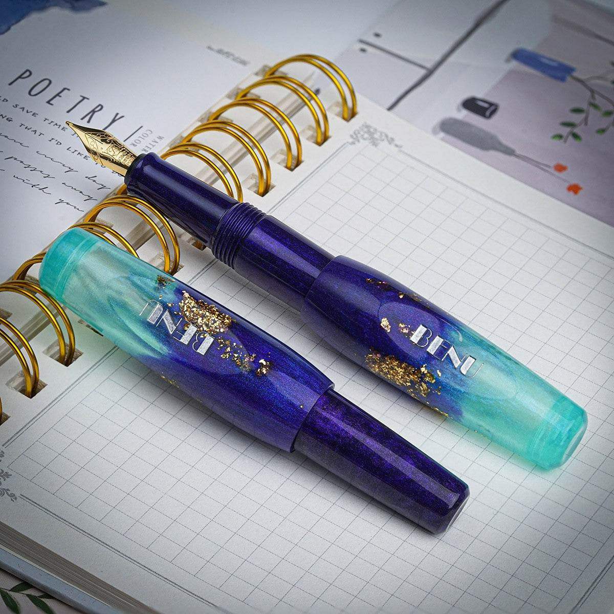 BENU Fountain Pen Pixie - Twilight Lagoon - 24Papershop