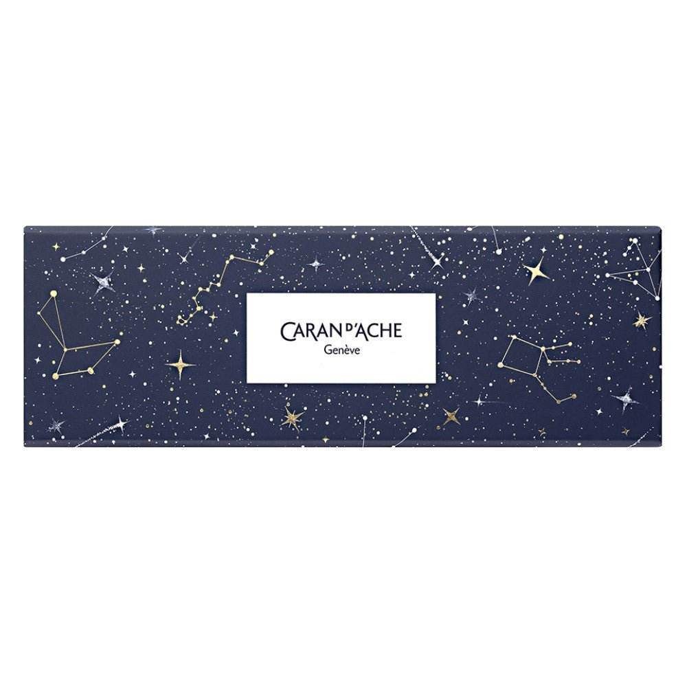 Caran d'Ache 849 Cosmic Blue Balpen - Gilded - 24Papershop
