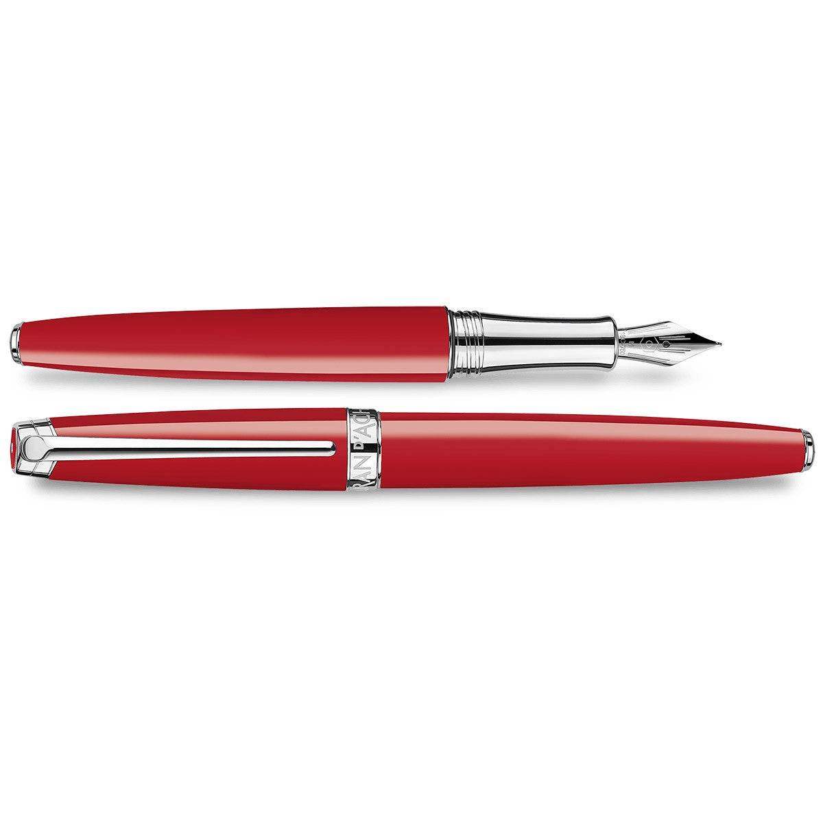 Caran d'Ache Fountain Pen Léman CT - Scarlet Red - 24Papershop
