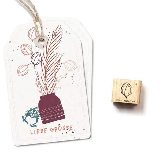 Cats on Appletrees Mini Stamp - Blossom 54 Autumn Anemone Bud Outline - 24Papershop