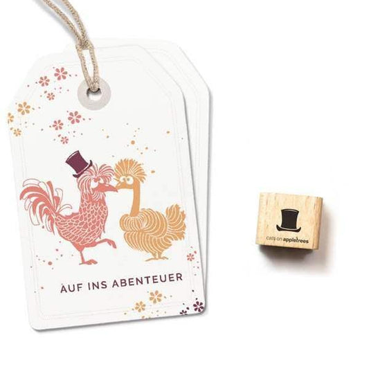 Cats on Appletrees Mini Stamp - Cylinder 2 - 24Papershop