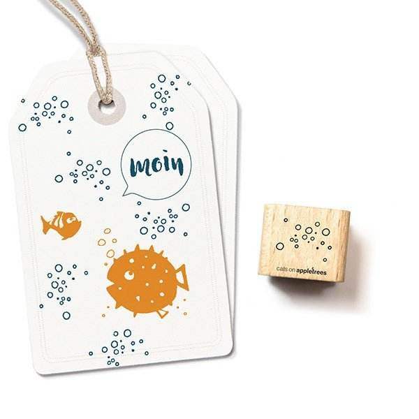 Cats on Appletrees Stamp Bubbles - 24Papershop