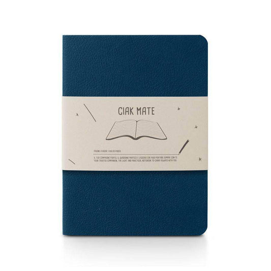 Ciak Mate Notitieboek Blauw Medium - Gelinieerd - 24Papershop