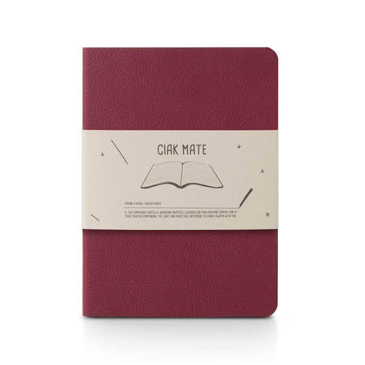 Ciak Mate Notitieboek Rood Medium - Gelinieerd - 24Papershop