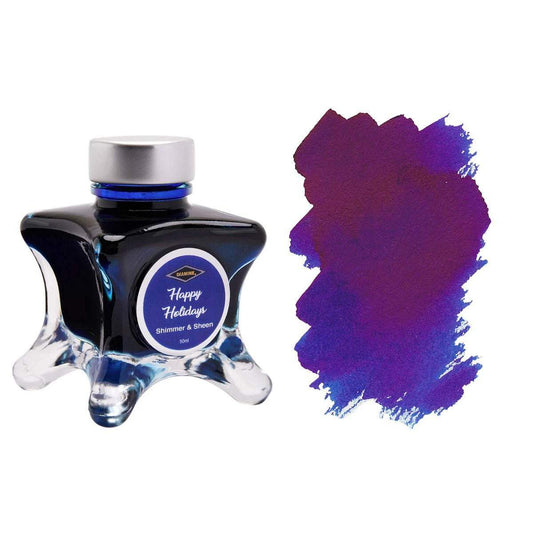 Diamine Inkvent Shimmering & Sheen Happy Holidays Inktpot 50ml - 24Papershop