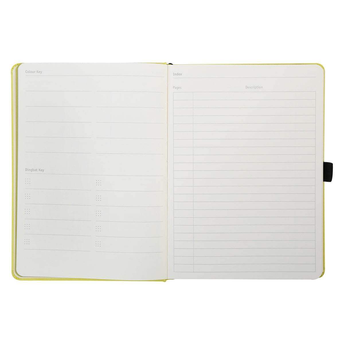 Dingbats* Notitieboek A5+ Earth Lime Yasuni - Dotted - 24Papershop