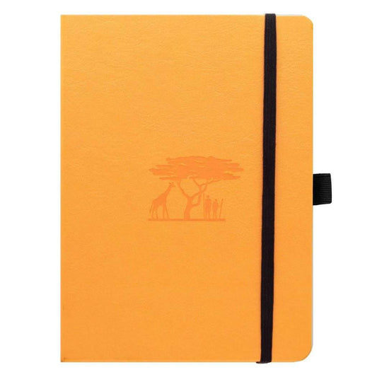 Dingbats* Notitieboek A5+ Earth Tangerine Serengeti - Dotted - 24Papershop