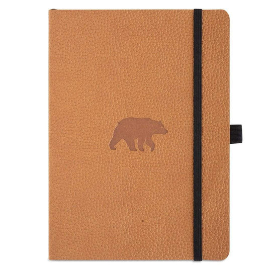 Dingbats* Notitieboek A5 Soft Cover Brown Bear - Gelinieerd - 24Papershop