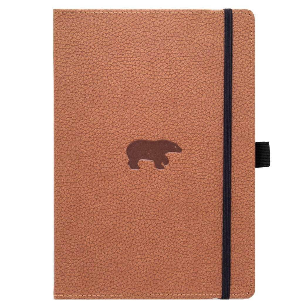 Dingbats* Notitieboek A5+ Wildlife Brown Bear - Dotted - 24Papershop