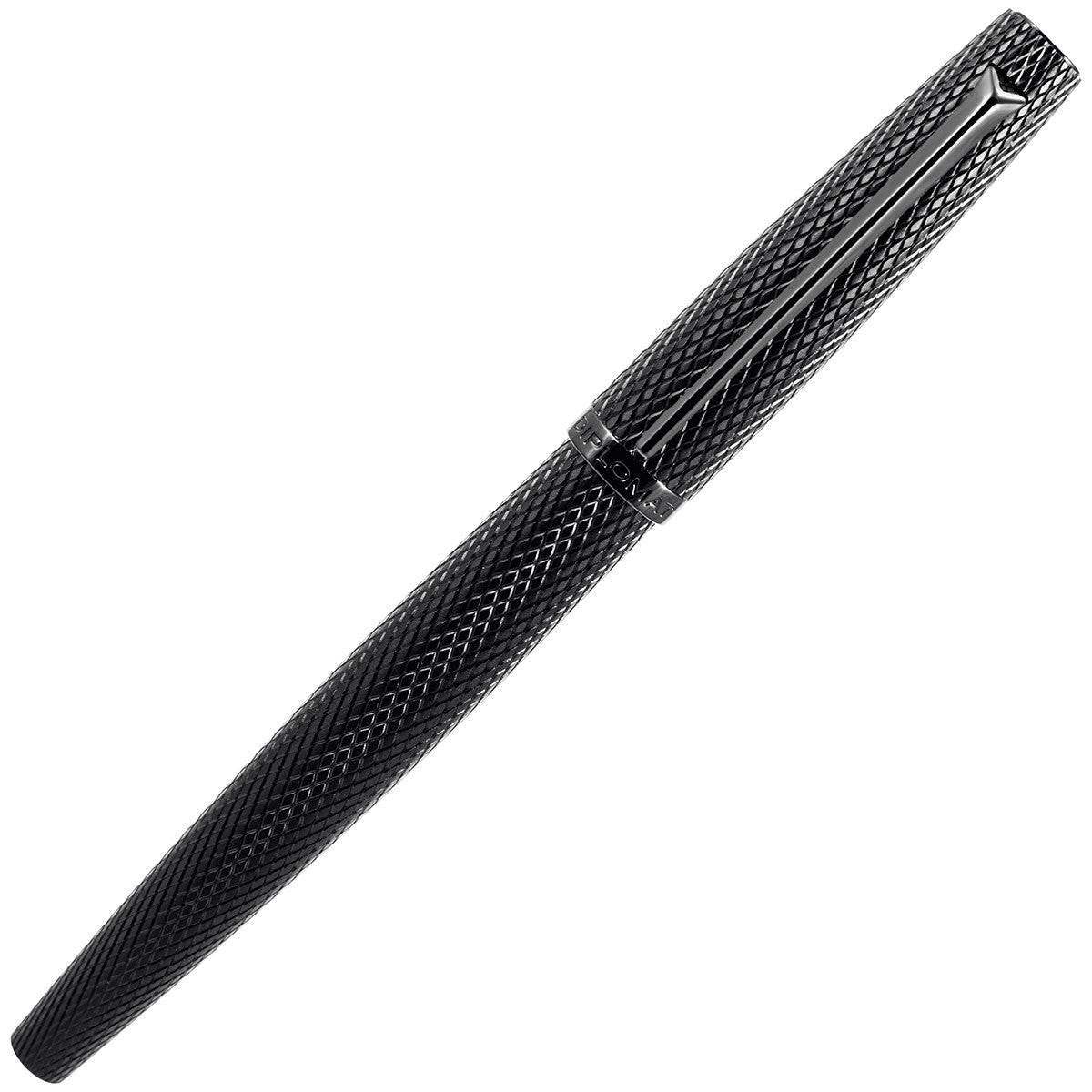 Diplomat Viper Black Guilloche Fountain Pen - 24Papershop