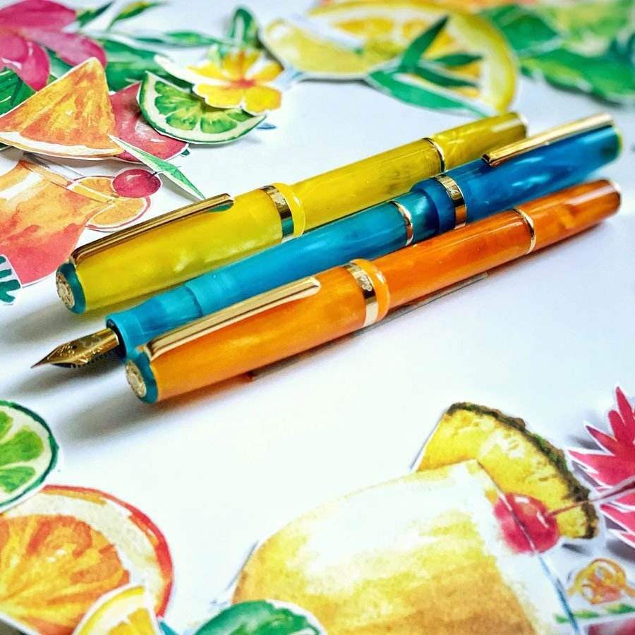 Esterbrook Fountain Pen JR Pocket GT - Orange Sunset - 24Papershop