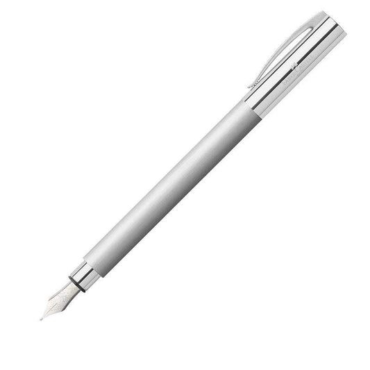 Faber-Castell Ambition Stainless Steel Vulpen - 24Papershop