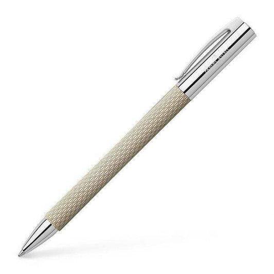 Faber-Castell Balpen Ambition OpArt White Sand - 24Papershop
