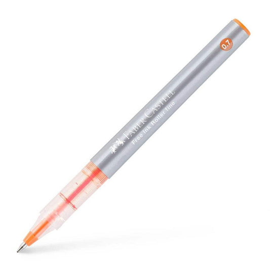 Faber-Castell Inktroller 0,7mm - Oranje - 24Papershop