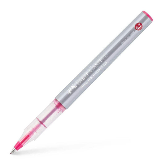 Faber-Castell Inktroller 0,7mm - Roze - 24Papershop