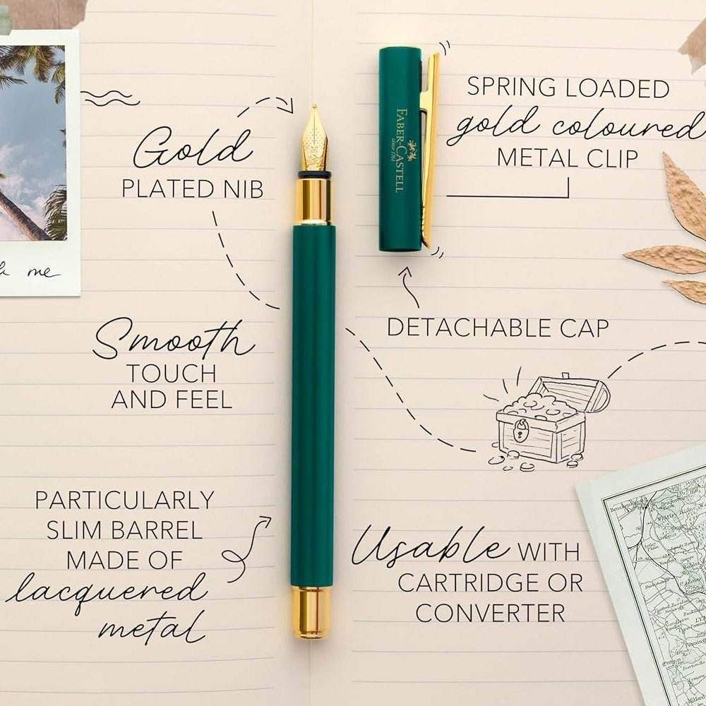 Faber-Castell Vulpen Neo Slim - Rainforest Medium - 24Papershop