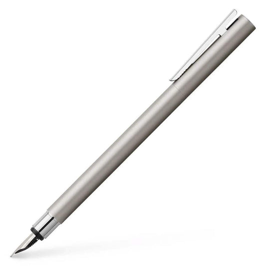 Faber-Castell Vulpen Neo Slim - Stainless Steel Matt Bold - 24Papershop