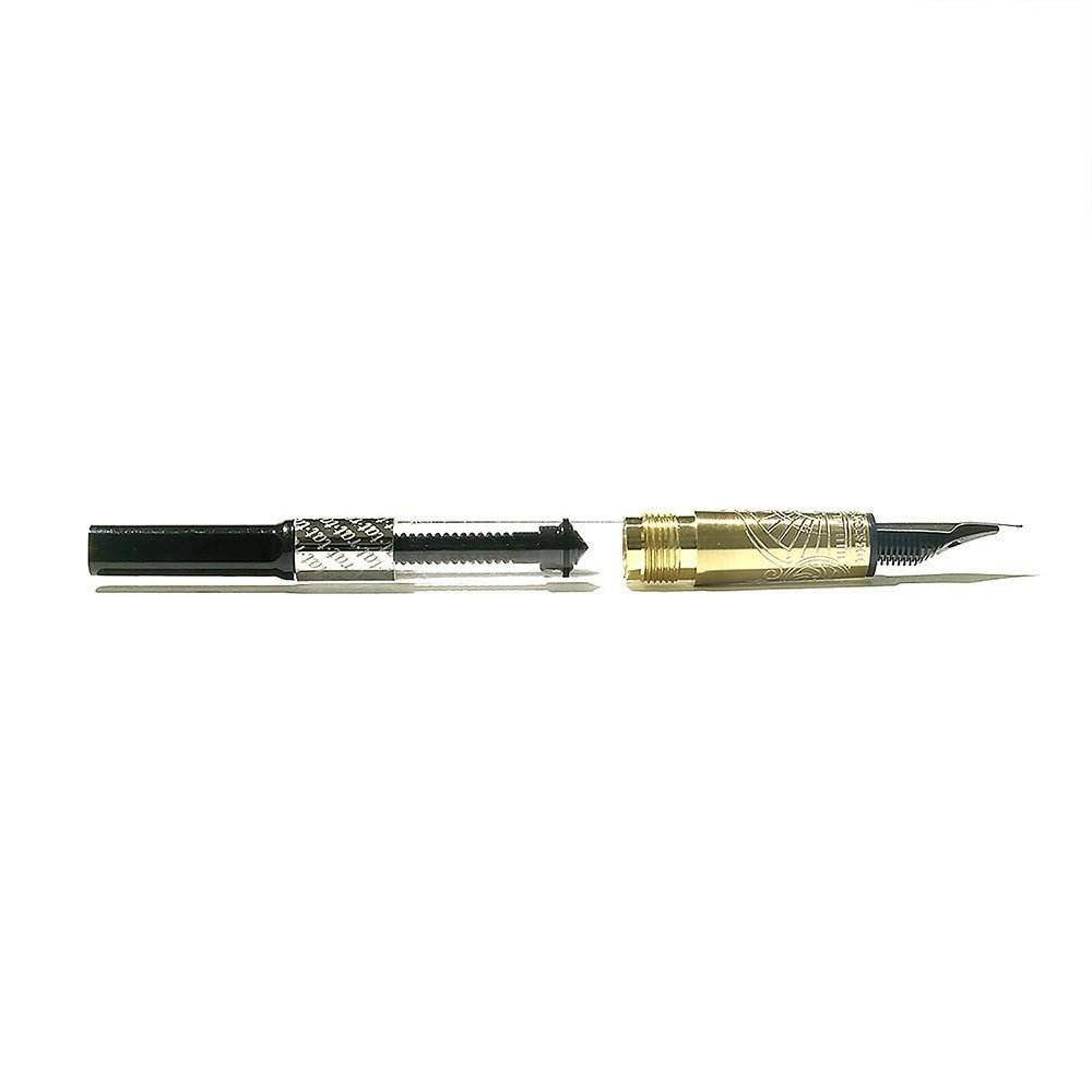 Ferris Wheel Press Brush Fountain Pen GT - Cerulean Midnight Medium - 24Papershop